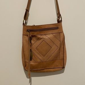 Lucky Brand Satchel- camel color